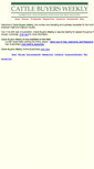 Mobile Screenshot of cattlebuyersweekly.com